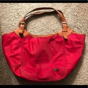 Dooney and Bourke Red Vinyl Bag